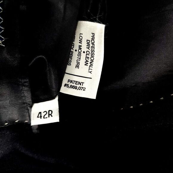 Hart Schaffner‎ Marx Wool 2 Button Blazer 44R Gray Suit Jacket - Picture 8 of 11